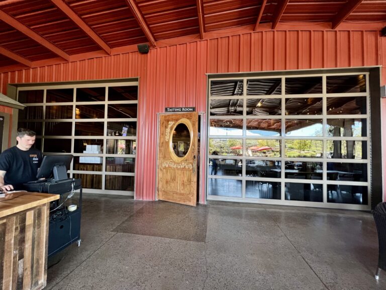 entrance to inside tasting room