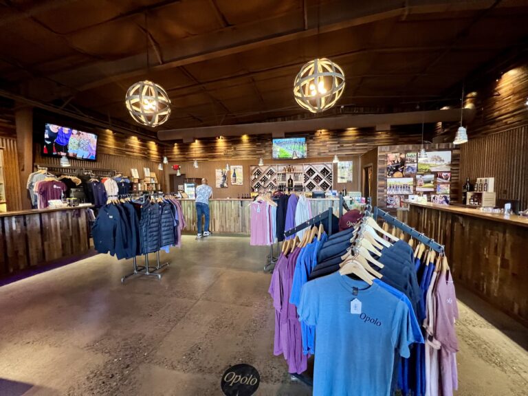 inside tasting area retail