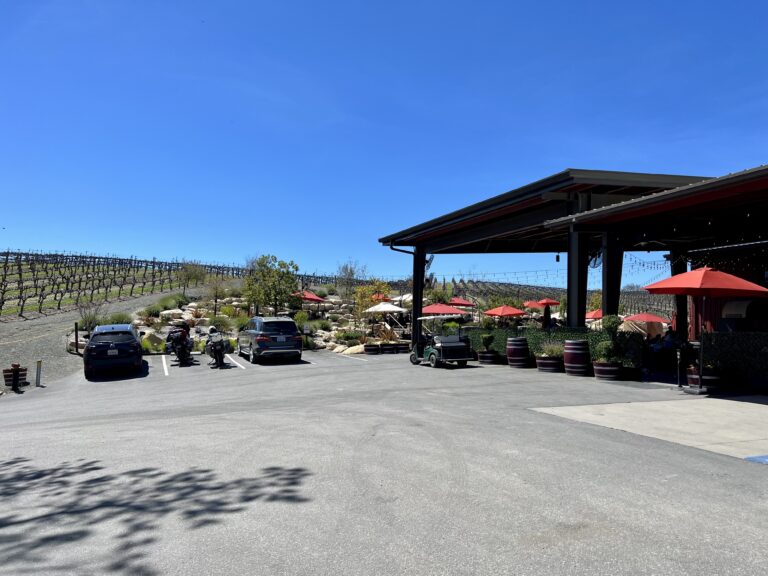parking at entrance
