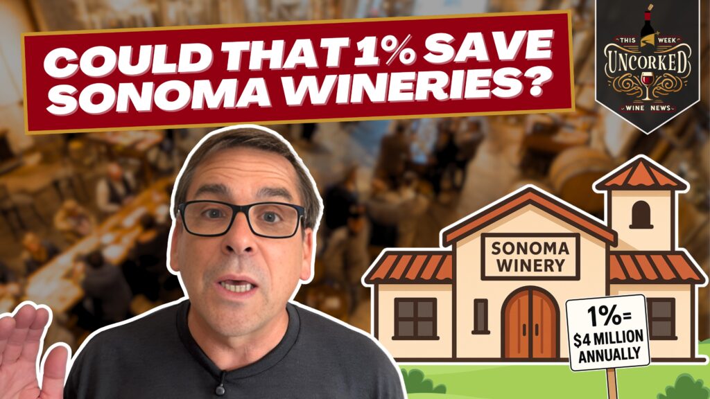 August 25, 2025 – Why Sonoma Wineries Are Fighting Over a 1% Fee