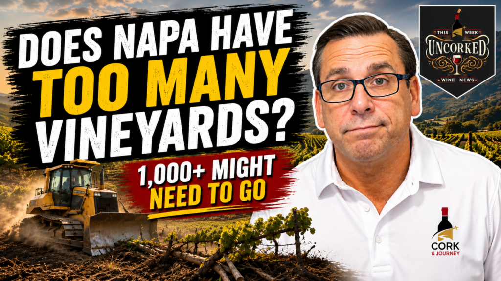 August 24, 2026 – Napa Should Probably Rip Out More Than 1,000 Vineyards