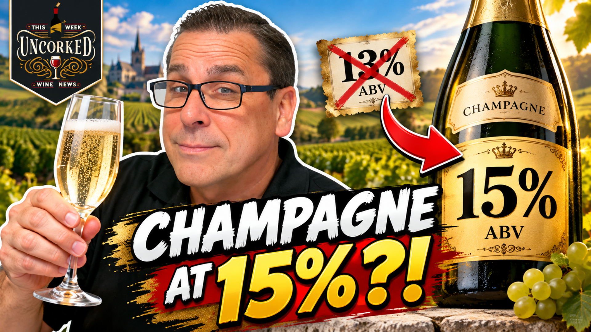 Champagne Can Now Reach 15% Alcohol! Here’s Why
