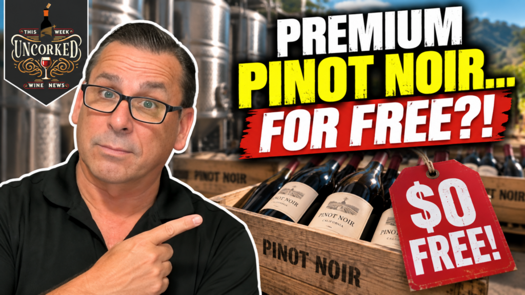 Why California Wineries Are Giving Away Pinot Noir